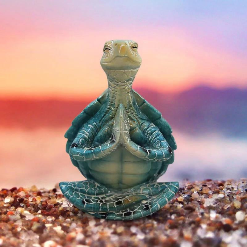 Tortue Zen: Figurine Méditative pour Ambiance Paisible